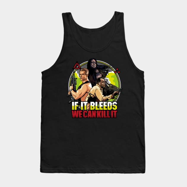 If It Bleeds We Can Kill It - Predator Tank Top by RetroReview
